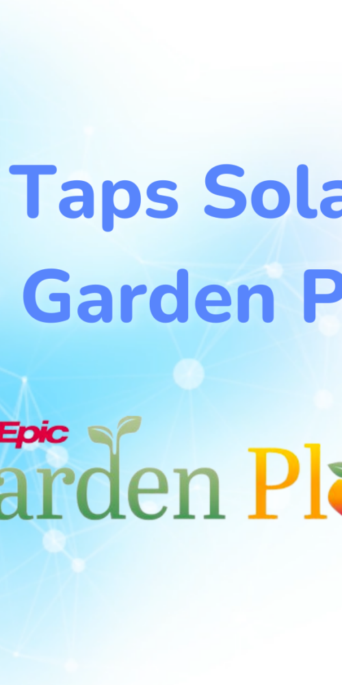 Title card image that shows title of blog and Epic Garden Plot logo